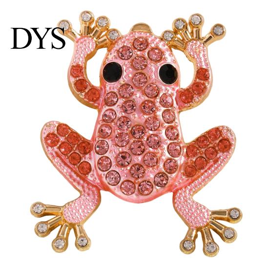 Jewelry Frog for Women, Rhinestone Stud Earrings, Sparkly Cute Sweet Cool Accessories Animal Brooch Pin, Vintage Boho Summer Beach Vacation Statement