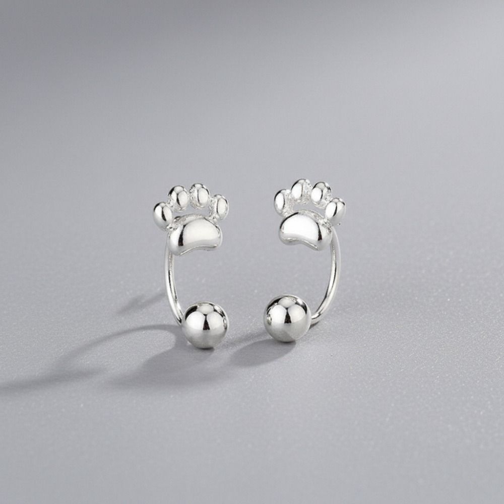 Animal Kitten Stud Earrings Korean Style Cat Paw Earrings Fashion Cat Earrings Hipster