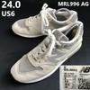 MRL996 AG Low Cut Sneakers Size US6 24.0 Unisex Gray REV LITE Trainers