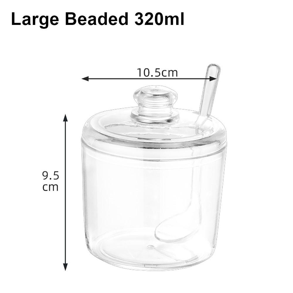 1Pcs S/M/L Spices Bottles Acrylic Salt Pepper Shakers New Seasoning Jars