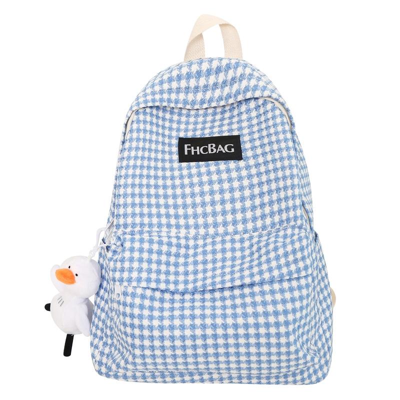 

Плед шкільний рюкзак для учнів молодшої школи синій