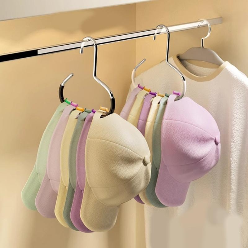 Multipurpose Metal Scarf and Belt Hangers for Wardrobe Nonslip Design for Efficient Organization of Accessories