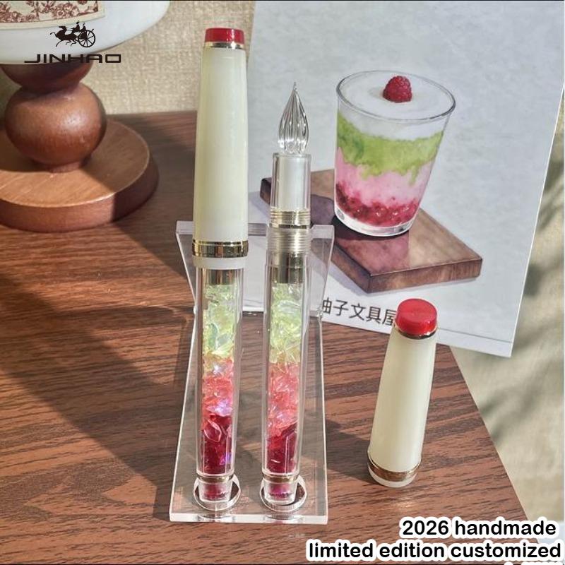2026 Handcrafted Limited Edition JINHAO 82 Glass Dip Pen Finely Grounded Smooth Writing Office School Art Supplies Stationery