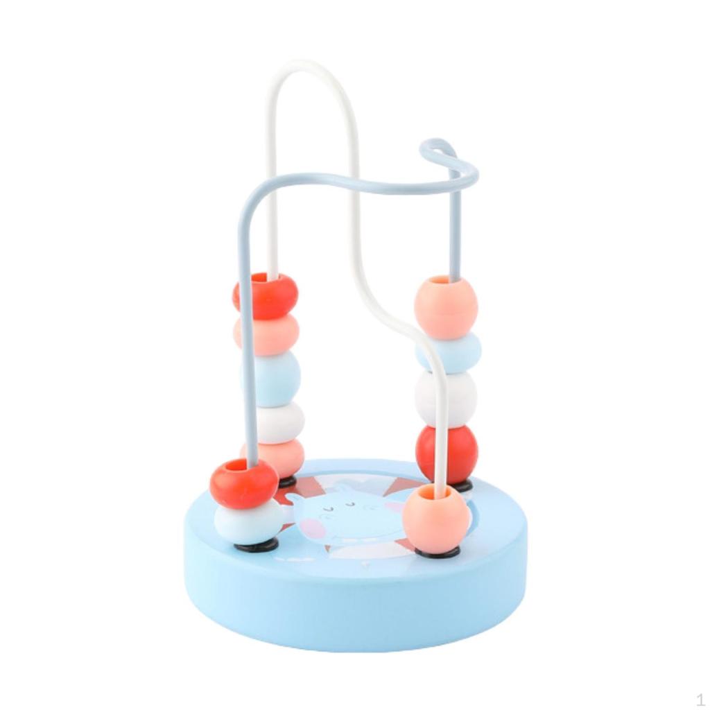 Bead Maze Game Motor Development Activity Circle Toy for Kids