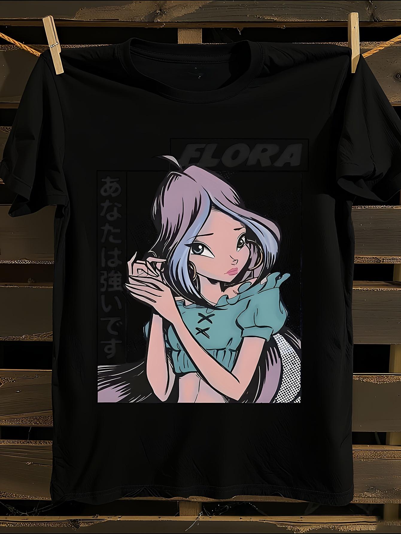 W-Winx Clubs Аниме Японский Манга Футболка XXXL