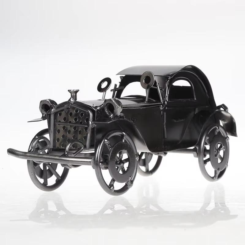 Antique Vintage Cars Model Industrial Design Decoration Creative Crafts Iron Retro Car Models For Home Decoration
