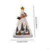 Christmas Tree Music Box with Light Musical Decoration Creative Ornament Xmas