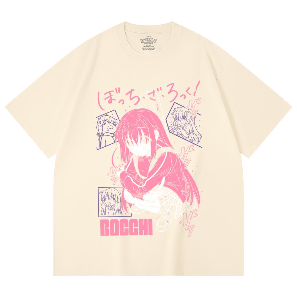 

230 г/м² 100% хлопок Бокки Скала V5 Принт Унисекс Тяжелая хлопковая футболка XS абрикосовый