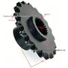 Pignone Anteriore ATV 150CC, 428-19 Denti, Motore GY6, Buggy da Spiaggia Big Bull.