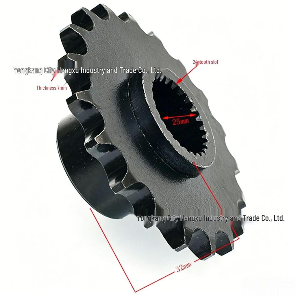Pignone Anteriore ATV 150CC, 428-19 Denti, Motore GY6, Buggy da Spiaggia Big Bull.