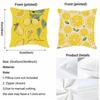 Y-Yellow Lemon Cushion Cover Fabric Soft Furnishing,Pillowcase, Cushion Cover, Sofa Pillow, Home Decoration