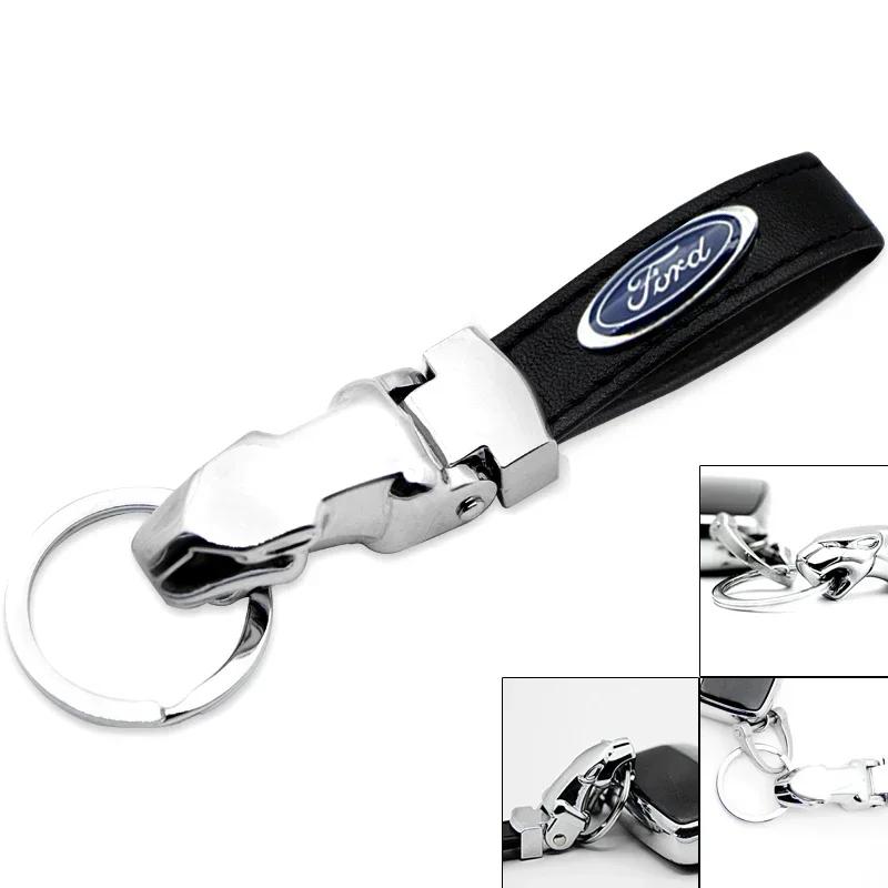 Car Sticker Ford New 2025 Hot Car Styling Key Chain for Ford Focus Mustang Mondeo Kuga Fiesta Escort Edge F150 Explorer Badge Em