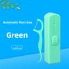 Automatic Dental Floss Holder with 5 Pieces, Portable and Easy To Use, One-click Release, Double-threaded, Fruit-flavored Dental Floss