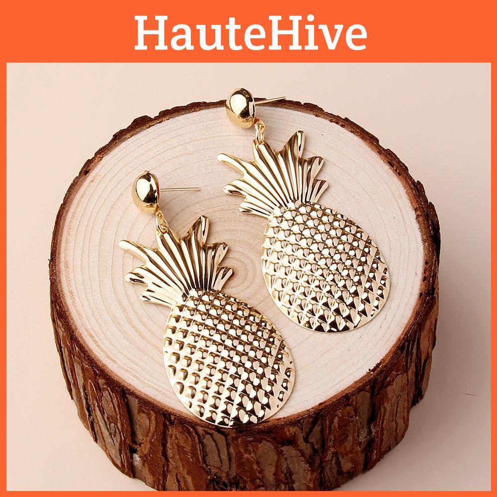Pineapple Summer Fashion Earrings For Women Alloy Jewelry Accessory Gift