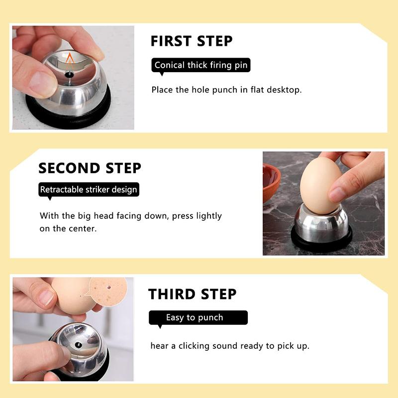 Stainless Steel Needle Egg Piercer Egg Hole Puncher Egg Prickers Separator Egg Poker For Boiling Eggs Egg Piercer Kitchen Tool