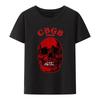 Underground Punk Rock Concert Hipster Tee Hip Hop Street Fashion Cool Tops CBGB OMFUG Liberty Skeleton Black White Print T Shirt
