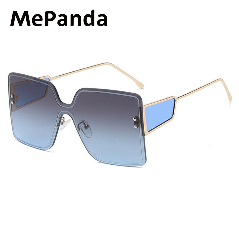 MePanda Unisex one-piece anti-ultraviolet personalized trend sunglasses, UV400.