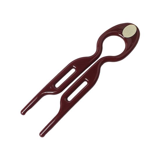 

Пластиковая палочка для волос U-образной формы, гуманизированная вилка для волос с задней головкой, женский инструмент для ухода за волосами, аксессуар для волос кофейный