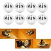 Yuecoom 100 Sets Mushroom Rivets Stud Round Head Screw, Dome DIY Stud Buttons Semicircle Electroplating Process Alloy Rivets for Leather Clothes Bag