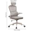 Comfortable home office chair, computer chair, adjustable rotating office chair, equipped with soft seat cushions