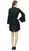 Bimba Women Designer Short Boho Dress With Gathers On Waist & Ruffle Sleeves