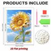 DIY Diamond Art Pearl Painting Kit for Adults, Sunflower Special Shaped Pearl Art Painting Wall for Home Office Decor Handmade Gift