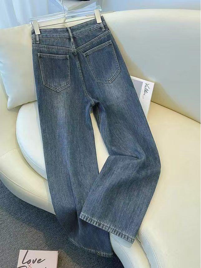 Autumn 2025 Women's High-Waisted Trendy Jeans: Narrow, Wide, Straight-Leg Designs