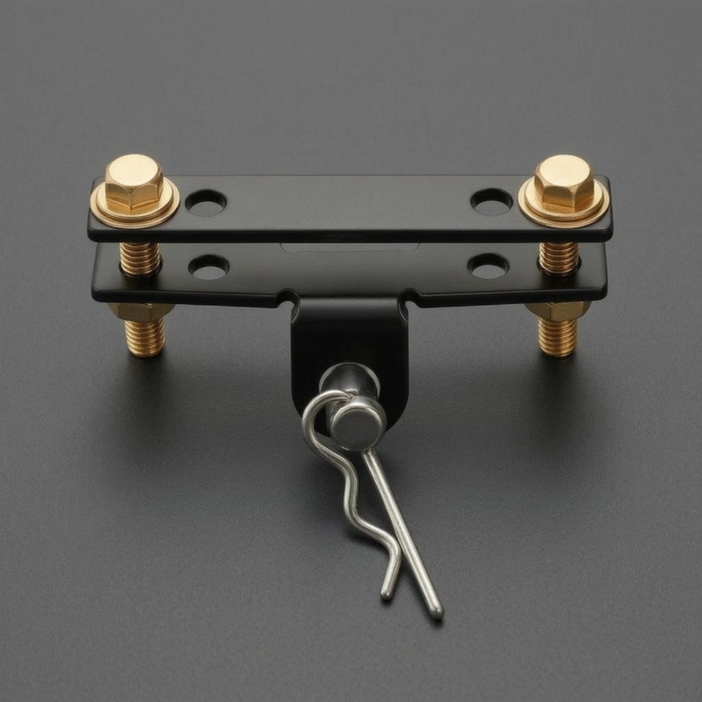 Trailer Connector with Bracket Impact-Resistant Towing Hookup