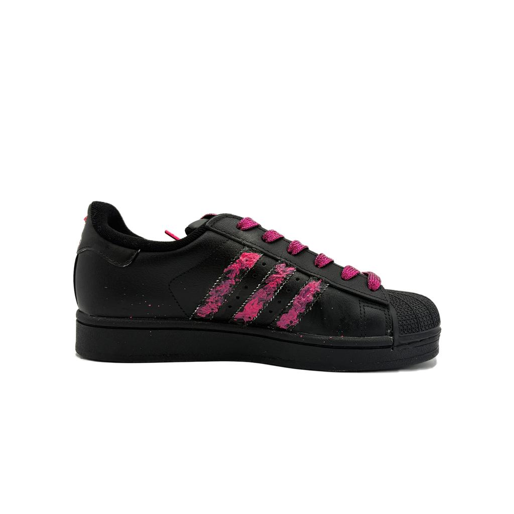 adidas Originals Superstar 2 Cushioning Low Top Skateboard Shoes Unisex Pink JI0079(Team738-)