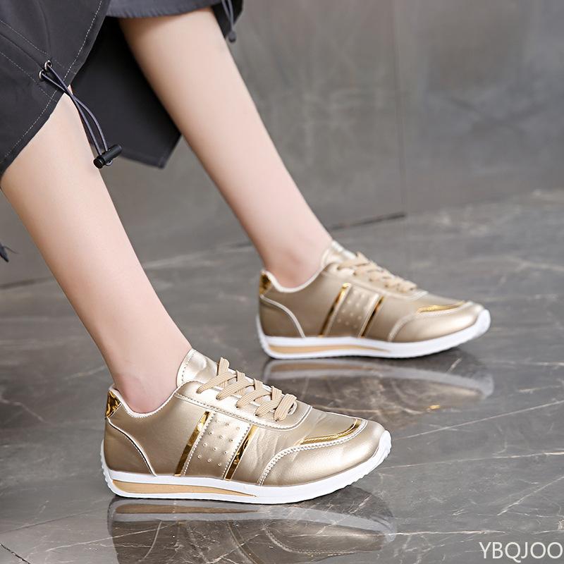 Fashion New European and American Sports and Leisure Shoes Large Size Thick Soled Versatile Luxury Vulcanized Women's Shoes Sneakers