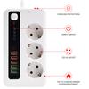 Power Strip EU AC Outlet Socket Multiprise Smart Home Extension Electrical Adapter 3-position TYPE-C USB Charging
