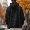 Men's Thick Zipper Pocket Jacket with Pockets Inserted Into Cotton Jacket