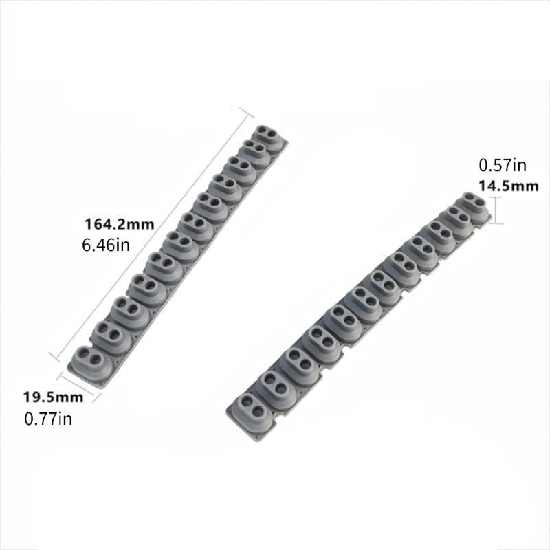 Schlüsselkontakt-Silikonpads mit stabiler Leistung Leitfähige Tastaturstreifen für SP-170/280 180K Einfach zu installieren