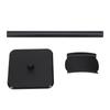 Headphone Stand Rounded Corner Anti Slip Base TPU Tray Sturdy Metal Bar Headset Holder for Home