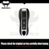 Zinc Alloy Car Key Case Cover Keychain For Porsche Panamera Spyder Carrera Macan Boxster Cayman Cayenne 911 970 981 Accessories