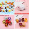 Bread Doughnut Emoji Toy Car With Pullback Function For Toddler Play And Parentchild Interaction