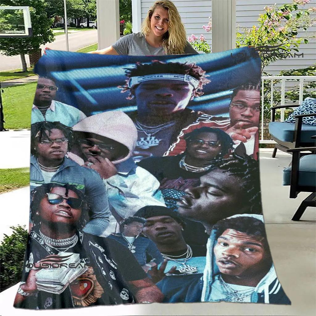 Hip -hop Singer Lil Baby Printing Blanket Children's Warm Blanket T Flange Blanket Home Travel Blanket Bed Linings Birthday Gift