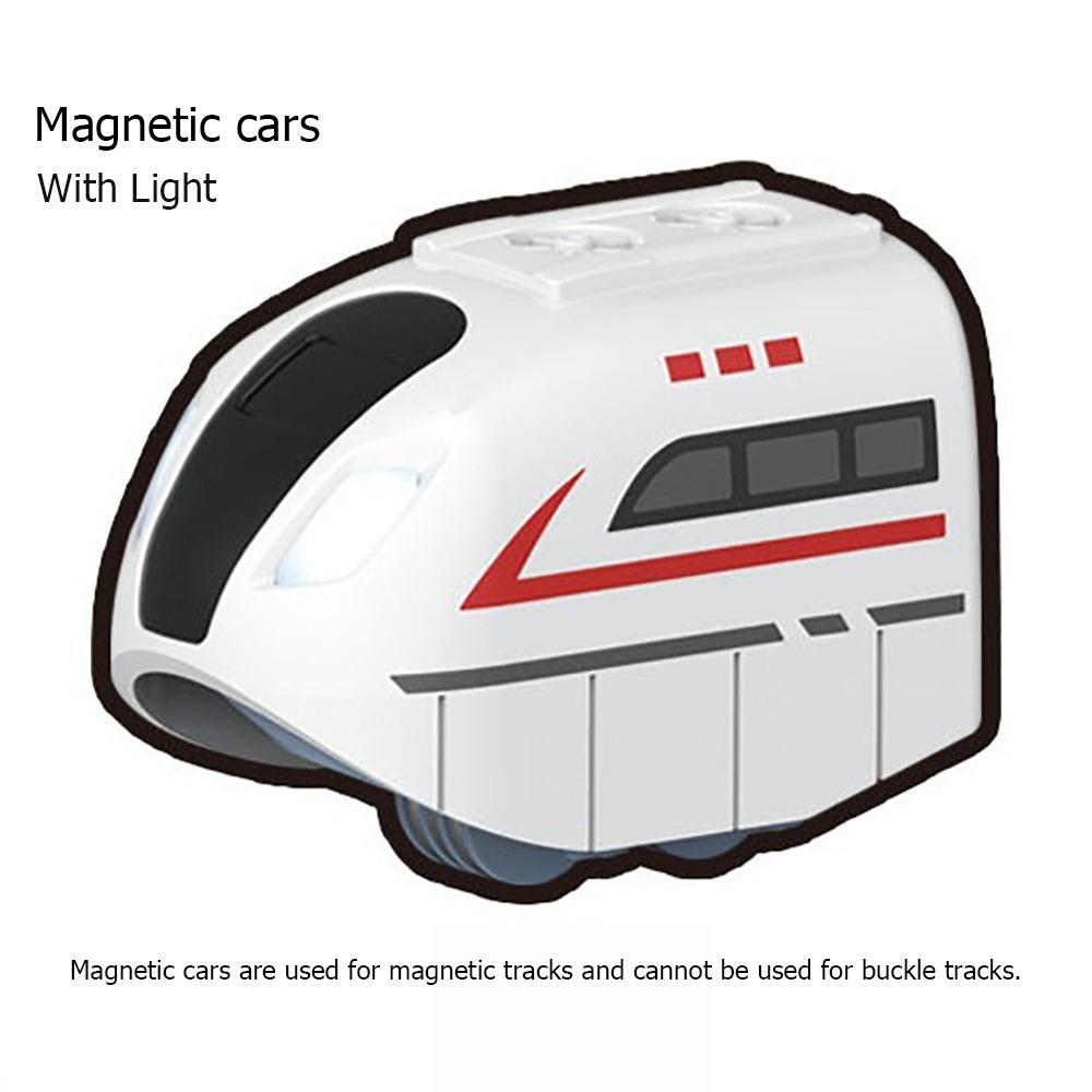 Plastic Magnetic Tracks Train Anti-gravity Intelligent Magnetic Train Diecast Smooth Steady Driving Electric Train