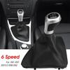 6 Speed Manual Gear Shifter Lever Boot Cover For BMW 1 Series E81 E82 E87 E88
