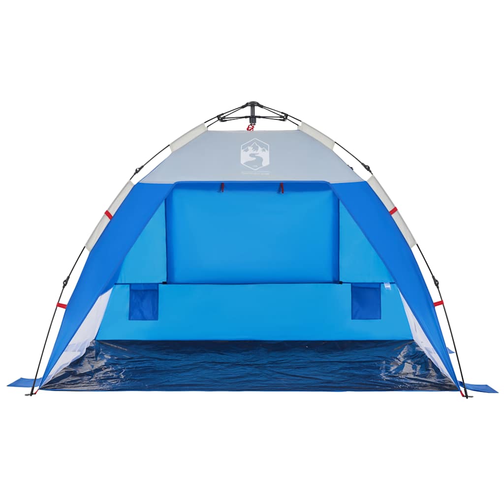 Vidaxl Beach Tent, 2-Person, Blue, Waterproof