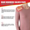 20Pcs Self-Heating Hand Warmers - Lasts 10 Hours, Portable, Quick Warm-Up for Outdoor & Pain Relief