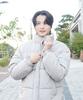 Basic House Daily Wellon Padded Jumper Light Gray Lzpj7101