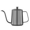 Easyworkz Drip Kettle, 600ml, Stainless Steel Gooseneck Coffee Pot (Black)