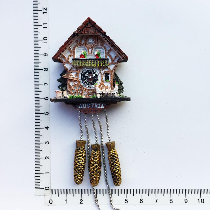 Krásné magnetky na lednici Suvenýr Kukačkové hodiny Magnet na lednici Samolepky na lednici Dekorativní magnety Magnetico Refrigerador