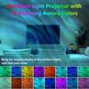 2 In 1 Northern Lights Projector, 16 Color Aurora Night Light Projector,Remote Galaxy Light Projector,USB Recharge Ocean Wave Projector for Playroom