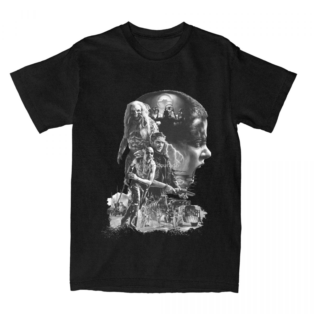 

SIFURIO Mad Max TShirt Fury Road Movie Harajuku T Shirts ShortSleeved Vintage Tops Summer Cotton O Neck Oversize Top Tees 4XL