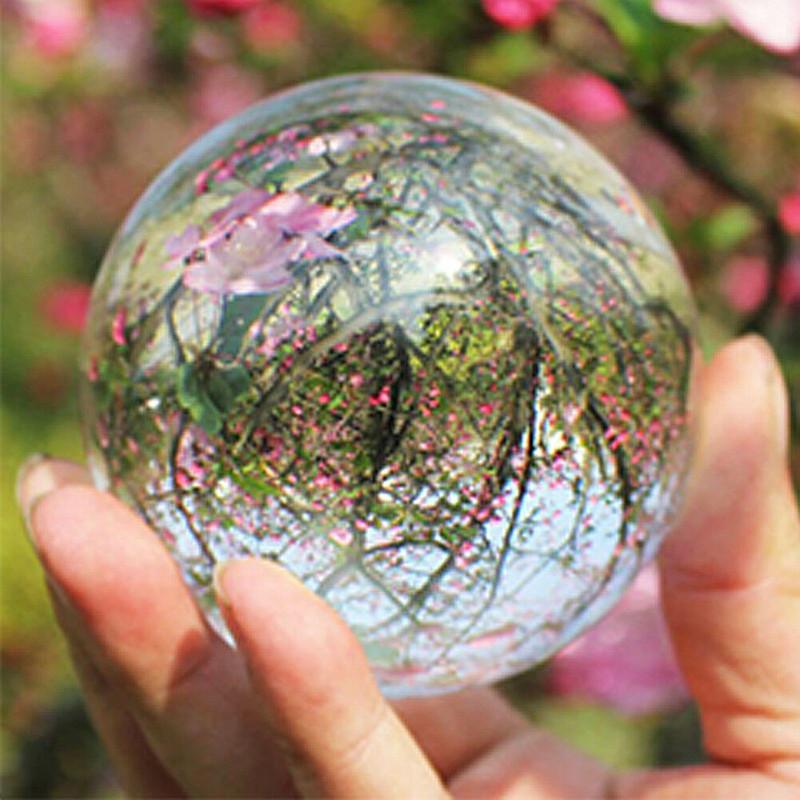 Premium Quality Glass Clear Crystal Ball 40mm And 60mm For Stunning Photography Props