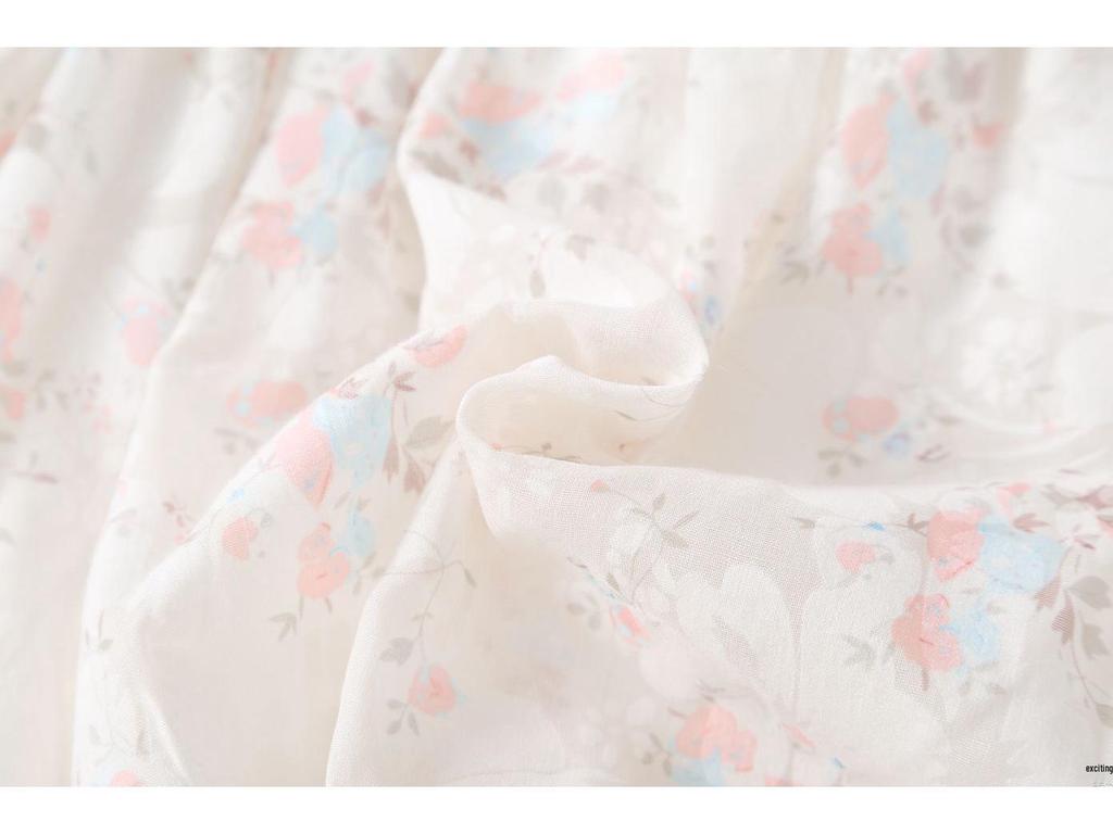 Baby Girl Floral Hanfu Jumpsuit Cheongsam Romper - Short Sleeve Snap Crotch