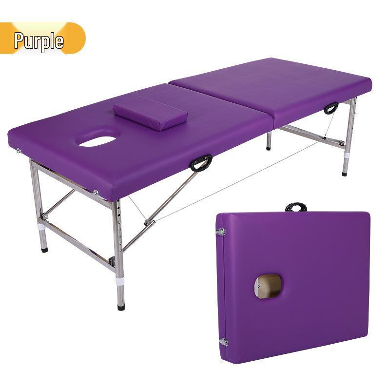 Handheld Multifunction Portable Folding Massage Bed - Reinforced Double Bar Beauty, Tuina & Moxibustion Bed