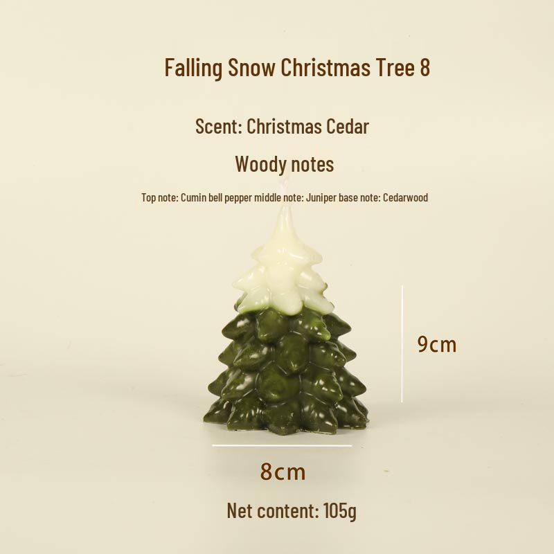 Christmas Scented Atmosphere Candles and Imitation Ornament Gifts